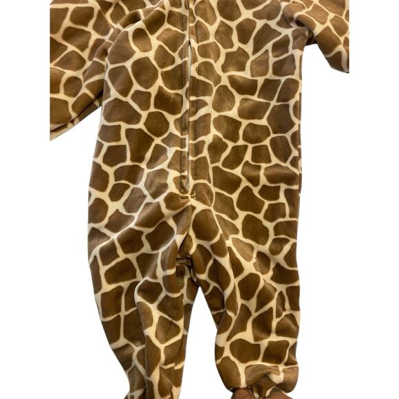 Miniwear Giraffe Plush One Piece Outfit Costume Baby 12M Soft Boys Girls - Picture 4 of 11